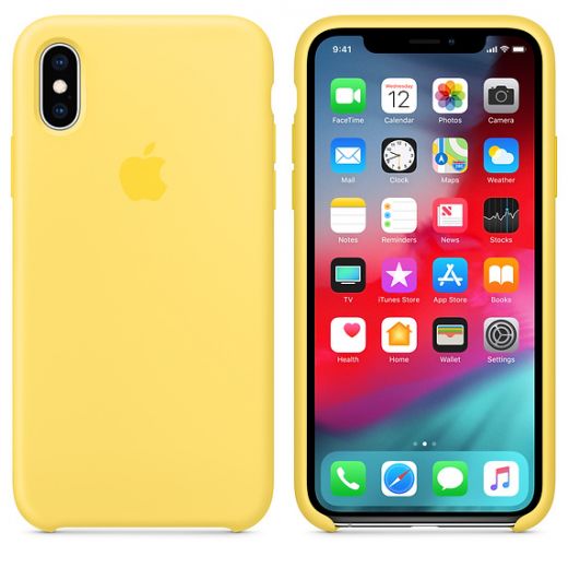Чохол Apple Silicone Case Canary Yellow (MW992) для iPhone XS