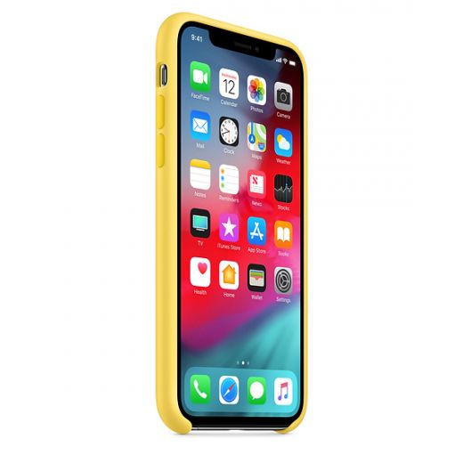 Чехол Apple Silicone Case Canary Yellow (MW992) для iPhone XS