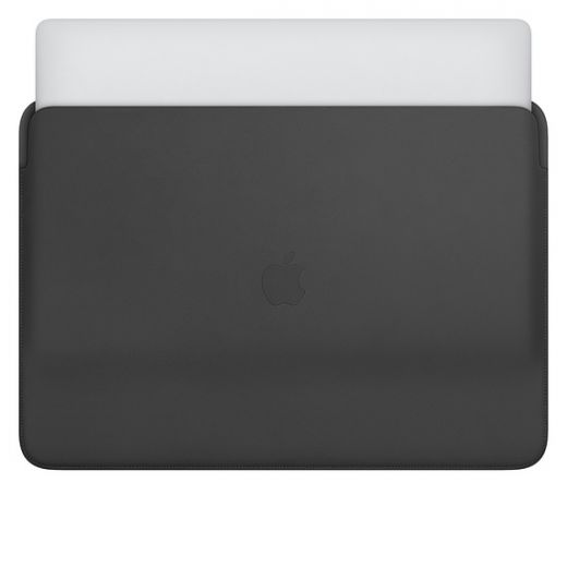 Оригінальний шкіряний чохол Apple Leather Sleeve Black (MWVA2) для MacBook Pro 16" | Air 15.3" M2 | M3 (2023 | 2024)