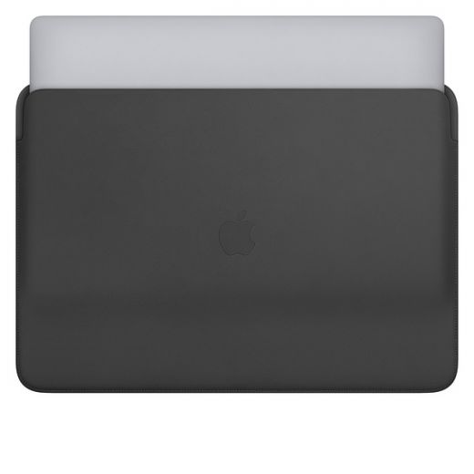 Оригінальний шкіряний чохол Apple Leather Sleeve Black (MWVA2) для MacBook Pro 16" | Air 15.3" M2 | M3 (2023 | 2024)