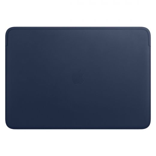 Оригінальний шкіряний чохол Apple Leather Sleeve Midnight Blue (MWVC2) для MacBook Pro 16" | Air 15.3" M2 | M3 (2023 | 2024)