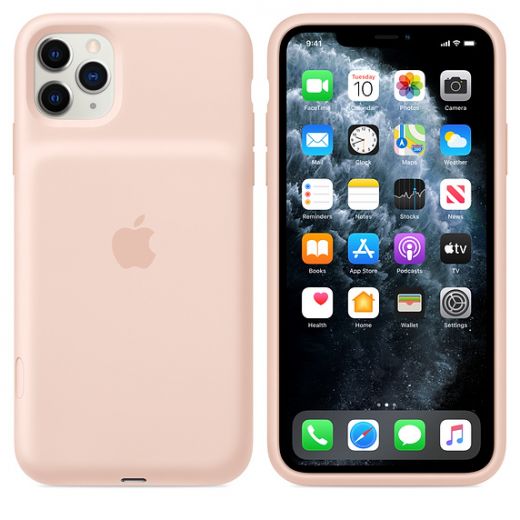Чехол Apple Smart Battery Case with Wireless Charging Pink Sand (MWVR2) для iPhone 11 Pro Max