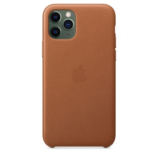 Чохол Apple Leather Case Saddle Brown (MWYD2) для iPhone 11 Pro