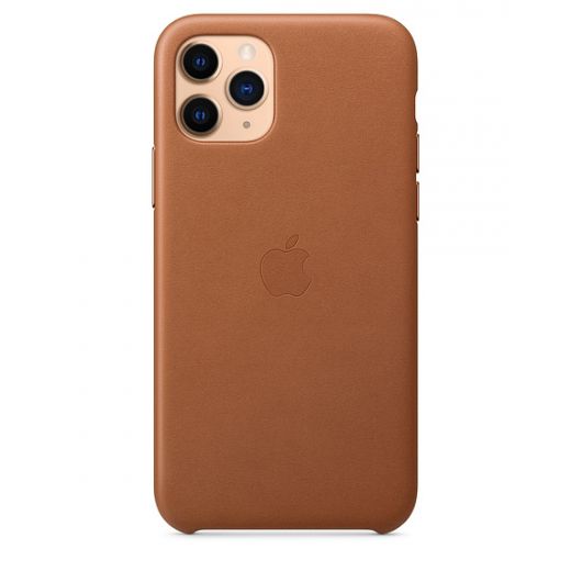 Чохол Apple Leather Case Saddle Brown (MWYD2) для iPhone 11 Pro