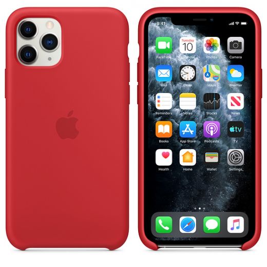 Чехол Apple Sillicone Case Red (MWYH2) для iPhone 11 Pro
