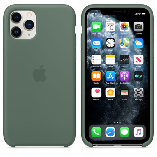 Чехол Apple Sillicone Case Pine Green (MWYP2) для iPhone 11 Pro