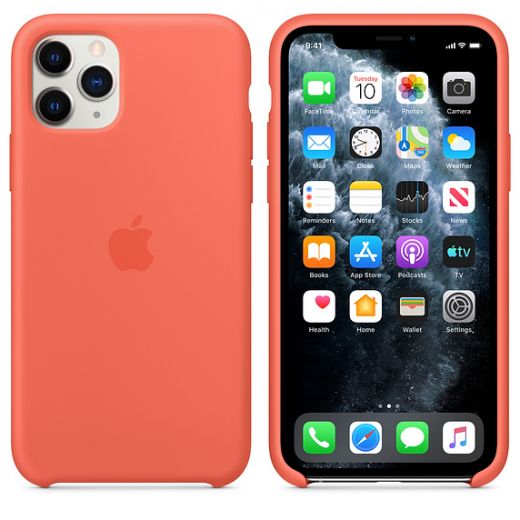 Чехол Apple Sillicone Case Clementine (Orange) (MWYQ2) для iPhone 11 Pro