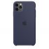 Чехол Apple Silicone Case Midnight Blue (MWYW2) для iPhone 11 Pro Max