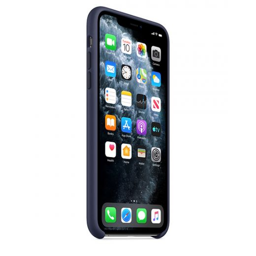 Чохол Apple Silicone Case Midnight Blue (MWYW2) для iPhone 11 Pro Max