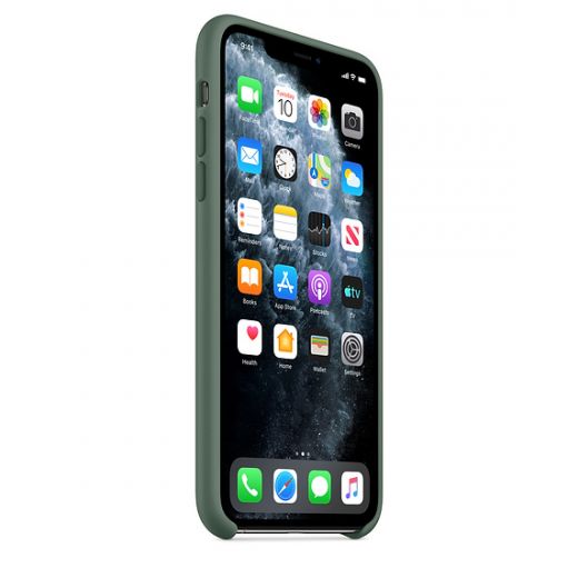 Чехол Apple Silicone Case Pine Green (MX012) для iPhone 11 Pro Max