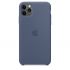 Чехол Apple Silicone Case Alaskan Blue (MX032) для iPhone 11 Pro Max