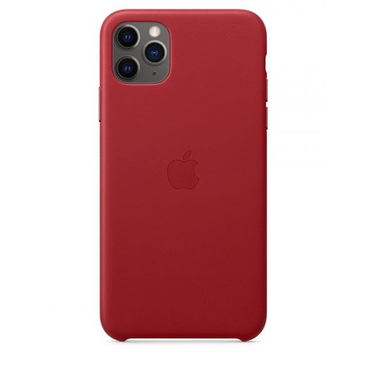 Чохол Apple Leather Case (PRODUCT)Red (MX0F2) для iPhone 11 Pro Max