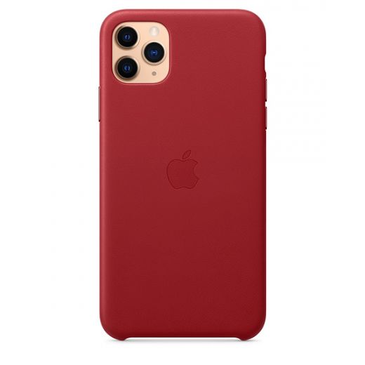 Чохол Apple Leather Case (PRODUCT)Red (MX0F2) для iPhone 11 Pro Max