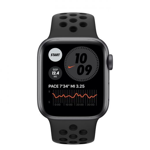 Apple Watch Nike Series 6 GPS 40mm Space Gray Aluminum Case with Anthracite/Black Nike Sport Band (M00X3)