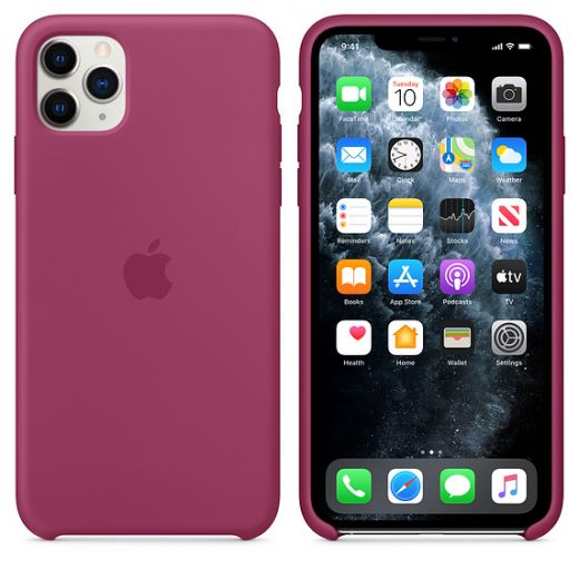 Чехол Apple Silicone Case Pomegranate (MXM82) для iPhone 11 Pro Max
