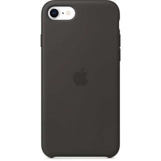 Чехол Apple Silicone Case Black (MXYH2) для iPhone SE (2020)