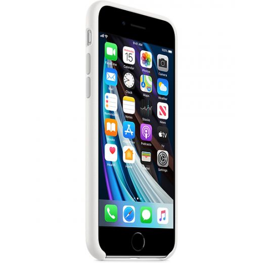 Чохол Apple Silicone Case White (MXYJ2) для iPhone SE (2020)