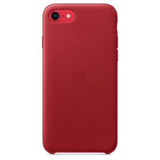 Чохол Apple Leather Case Red (PRODUCT) (MXYL2) для iPhone SE (2020)