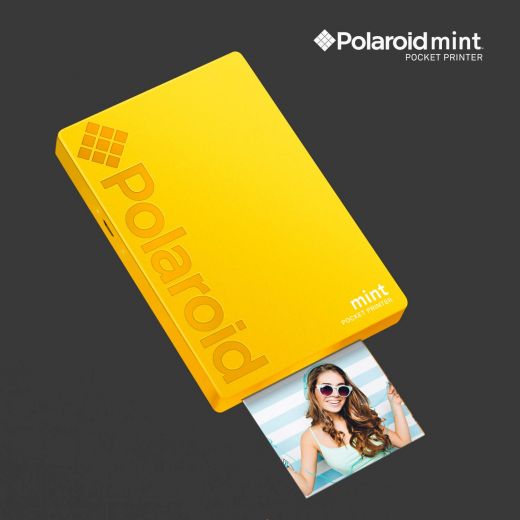 Принтер моментальной печати Polaroid Mint Pocket Printer Yellow