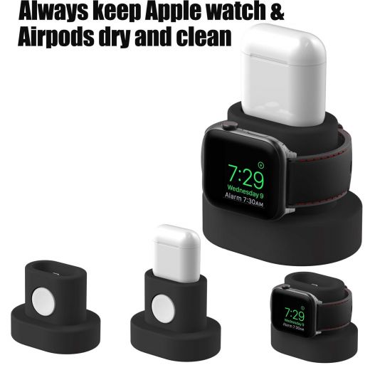 Док-станція Moretek Charging Stand Holder White для Apple Watch/AirPods