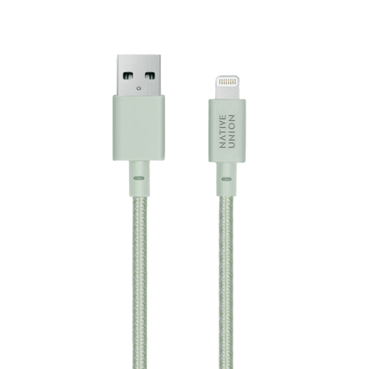 Кабель Native Union Night Cable Lightning Sage (3 m) (NCABLE-L-GRN-NP)