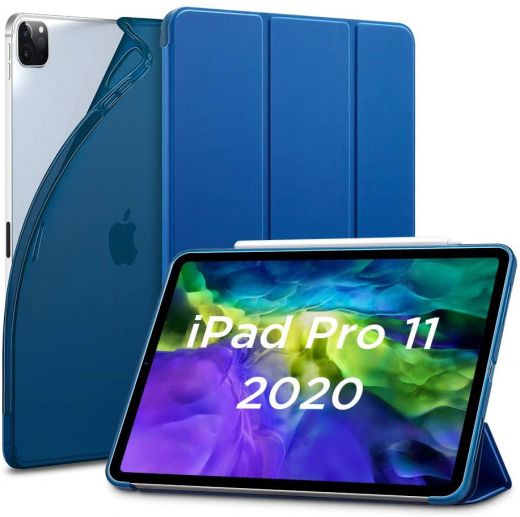 Чехол ESR Rebound Slim Smart Case Navy Blue для iPad Pro 11" (2020/2018)