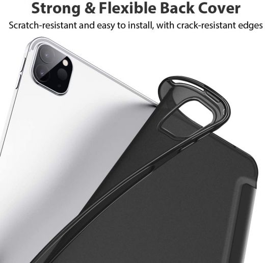 Чехол ESR Rebound Slim Smart Case Black для iPad Pro 12.9" M1 (2021 | 2020 | 2018)