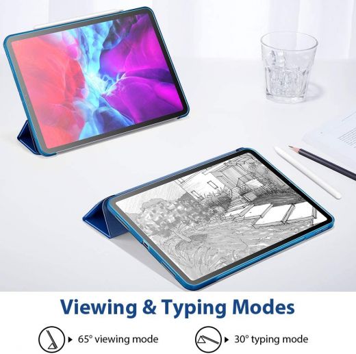 Чехол ESR Rebound Slim Smart Case Navy Blue для iPad Pro 12.9" M1 (2021 | 2020 | 2018)