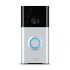 Відеодзвінокк Ring Wi-Fi Enabled Video Doorbell Satin Nickel
