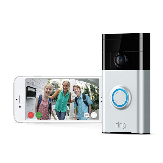 Відеодзвінокк Ring Wi-Fi Enabled Video Doorbell Satin Nickel