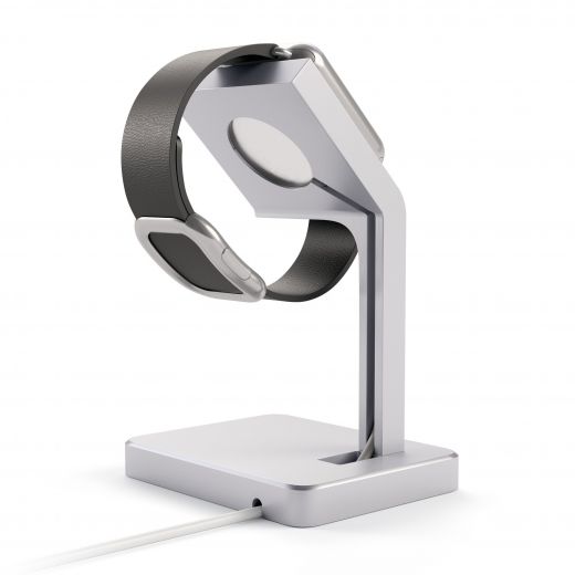 Підставка Satechi Charging Stand для Apple Watch Silver (ST-AWSS)