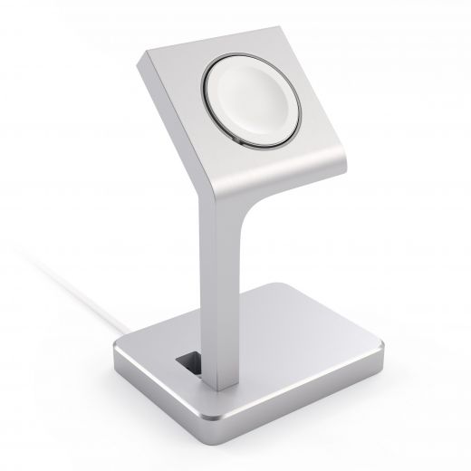 Підставка Satechi Charging Stand для Apple Watch Silver (ST-AWSS)
