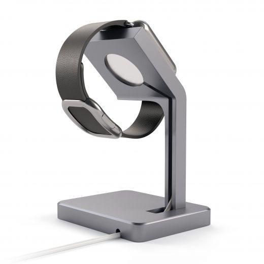 Подставка Satechi Charging Stand для Apple Watch Space Gray (ST-AWSM)