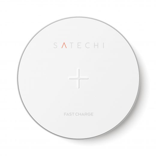 Бездротова зарядка Satechi Wireless Charging Pad Silver (ST-WCPS)