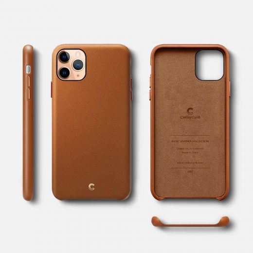 Чохол Ciel by Cyrill Basic Leather Collection Saddle Brown для iPhone 11 Pro