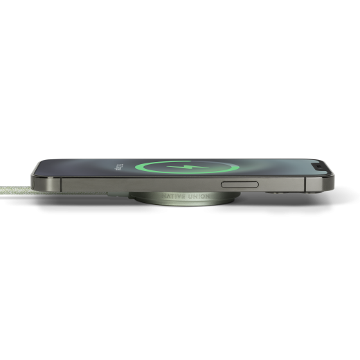 Беспроводная зарядка Native Union Snap Magnetic Wireless Charger Sage