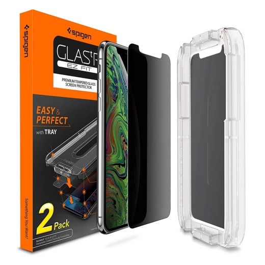 Захисне скло Spigen Tempered Glass Black Privacy для iPhone 11 Pro Max/XS Max