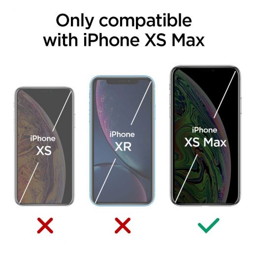 Защитное стекло Spigen Tempered Glass Black Privacy для iPhone 11 Pro Max/XS Max