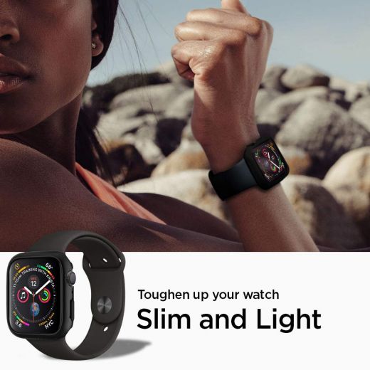Чохол Spigen Thin Fit Black для Apple Watch 40mm Series 4