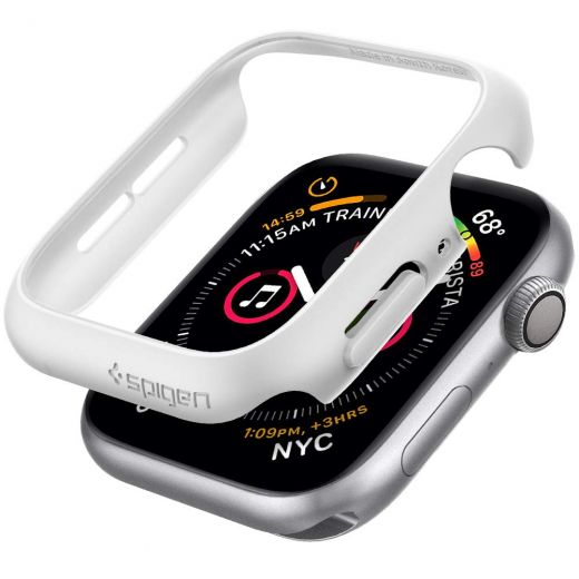 Чехол Spigen Thin Fit Silver для Apple Watch 40mm Series 4