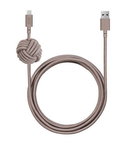 Кабель Native Union Night Cable Lightning 3m Taupe (NCABLE-L-TAU)