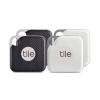 Брелок Tile Pro with Replaceable Battery - 4 pack (2 x Black, 2 x White) Pack для поиска вещей