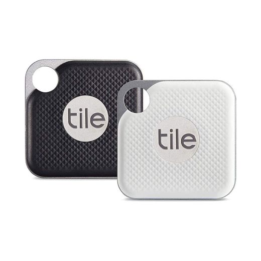 Брелок Tile Pro with Replaceable Battery - 2 (1 x Black, 1 x White) Pack для пошуку речей