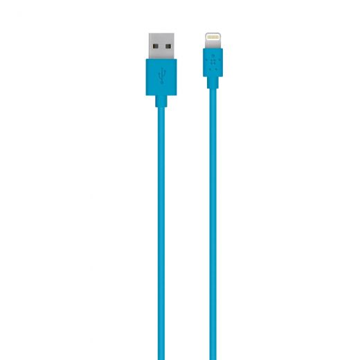 Кабель Belkin USB 2.0 Lightning Charge/Sync cable 1.2м, Blue
