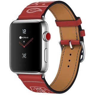 Ремінець COTEetCI Fashion W13 Leather  Red (WH5218-RD) для Apple Watch 38/40mm