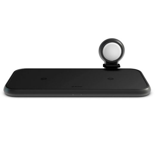 Беспроводная зарядка Zens Aluminium 4 in 1 Wireless Charger Black with 45W USB PD and MFI Apple Watch Cable (ZEDC14B/00)