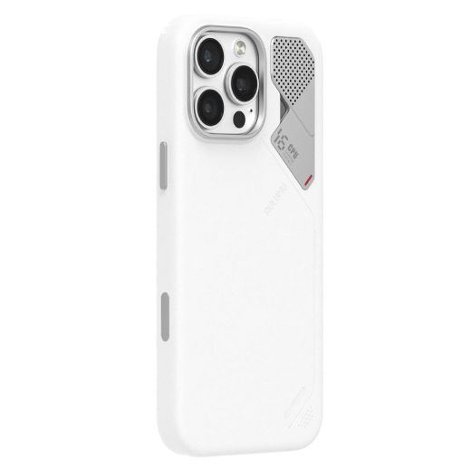 Чохол з екошкіри Aulumu A16 Vegan Leather Camera Control Cover Case White для iPhone 16 Pro Max