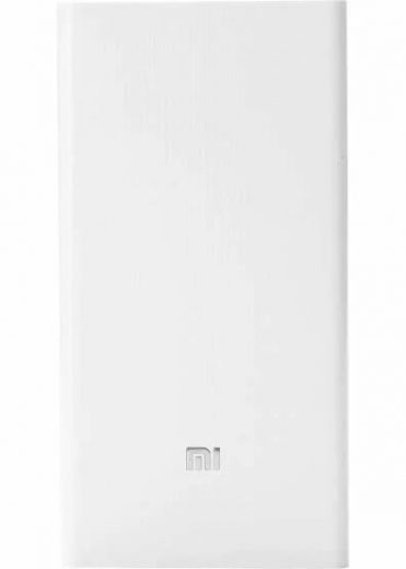 Павербанк (Зовнішній акумулятор) Xiaomi Mi Power Bank 2C 20000mAh White (PLM06ZM)
