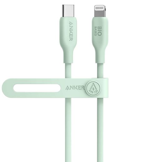 Кабель Anker 541 USB-C to Lightning Cable (Bio-Based) 0.9m Natural Green (A80A1061)