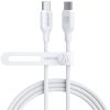 Кабель Anker 543 USB-C to USB-C Cable (Bio-Based) 1.8m Aurora White (A80E2021)
